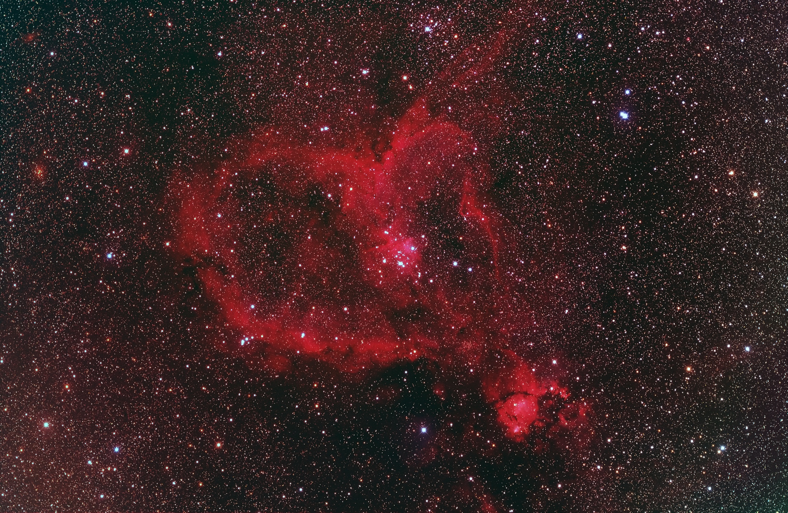 The Heart Nebula - Click on this image to return to the smaller version of the image