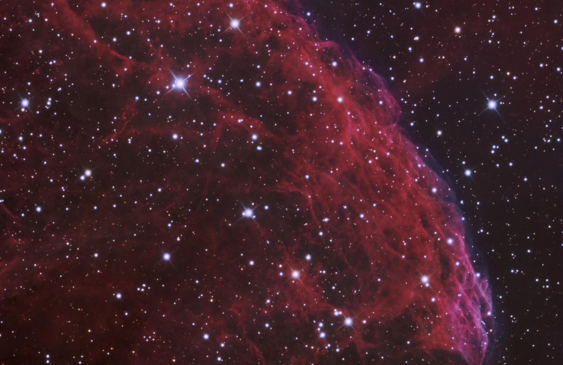 Supernova Remnant IC 443 - Click on this image to return to the smaller version of the image