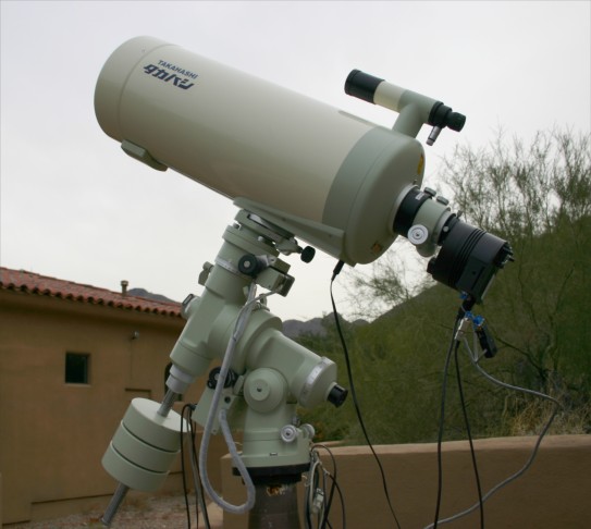 Mewlon 250 Telescope - side view