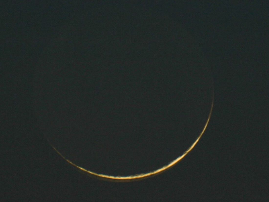 29 Hour Old Crescent Moon