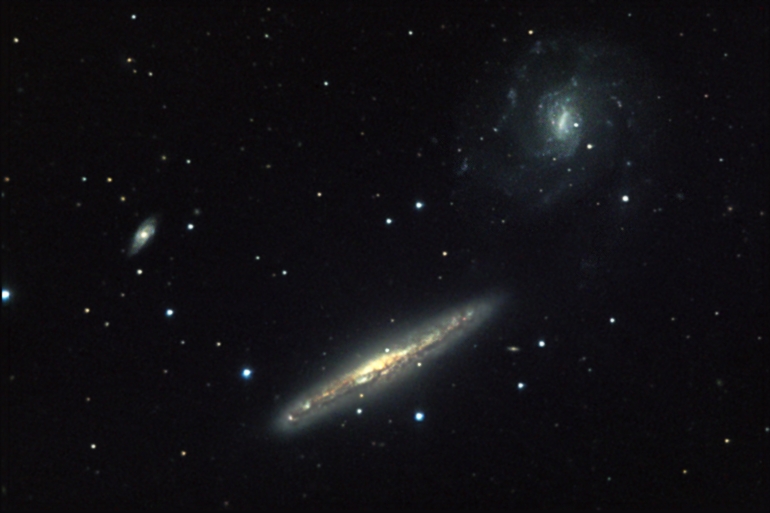 Galaxy Group in Virgo - Place cursor over each galaxy to identify it