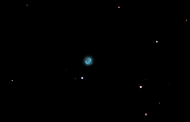 The Blue Snowball Nebula