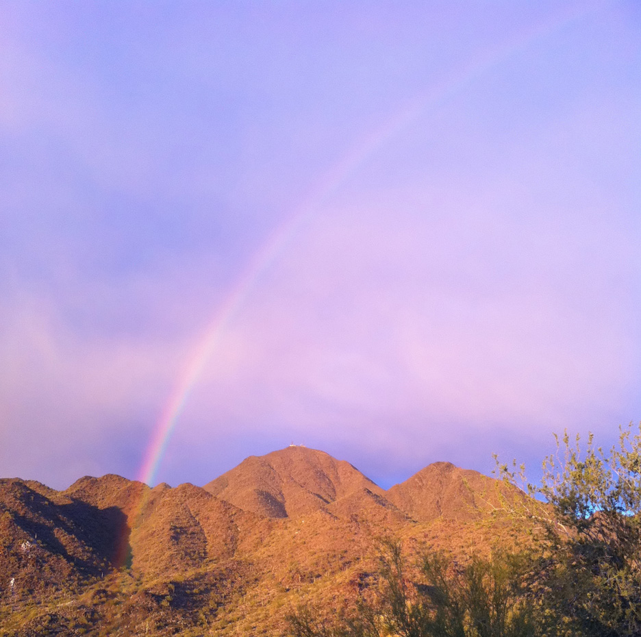 Rainbow in Arizona