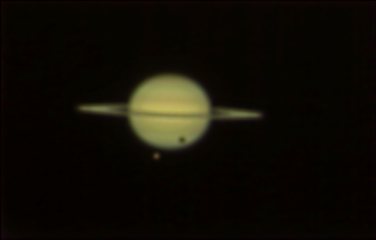 Saturn with Titan shadow transit