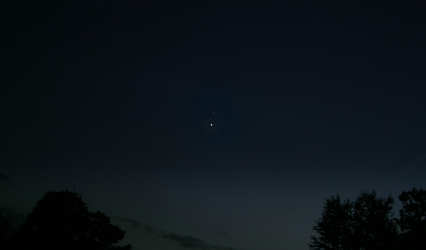 Venus and Saturn in the evening sky